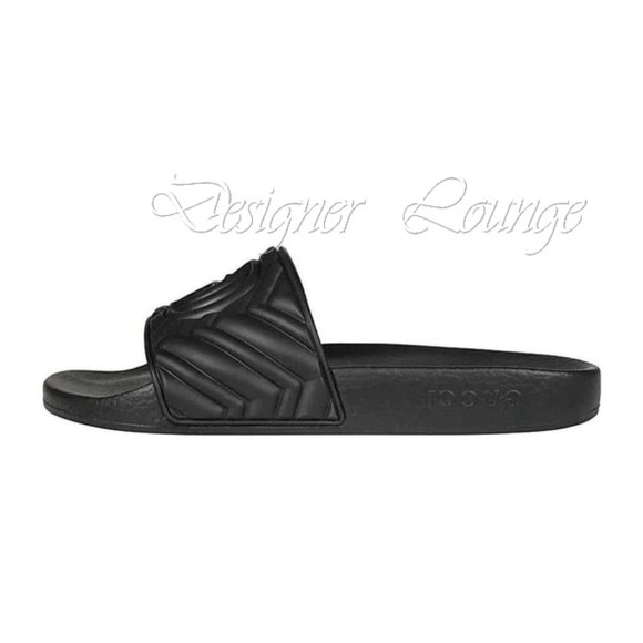 NEW GUCCI Men’s GG Matelasse Quilted Slides Sandals 11 G US 11.5 $495 Authentic - Picture 8 of 12